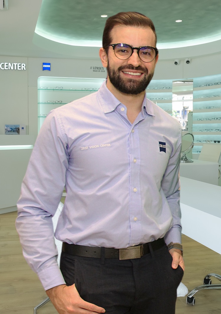 André Meirelles — consultor(a) óptico(a) na Zeiss Vision Center Bauru